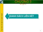 Chương 3: Danh sách liên kết