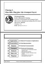 Chương 3. Giao thức tầng giao vận (transport layer)