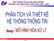 Chương 3 Mô hình hóa xử lý