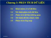 Chương 3: Phân tích dữ liệu