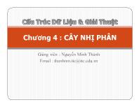 Chương 4: Cây nhị phân