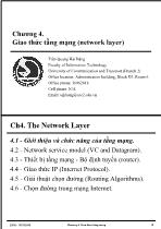 Chương 4. Giao thức tầng mạng (network layer)