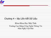 Chương 4 – Lớp liên kết dữ liệu