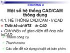 Chương 4 Một số hệ thống CAD/CAM thông dụng