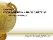 Chương 5 Ngôn ngữ truy vấn có cấu trúc