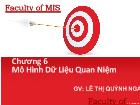 Chương 6 Mô hình dữ liệu quan niệm