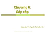 Chương 6: Sắp xếp