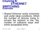 Chương 8: Ethernet Switching