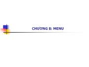 Chương 8: Menu