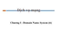 Chương I : Domain Name System (tt)