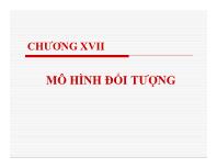 Chương XVII Mô hình đối tượng