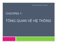 Chương1: Tổng quan về hệ thống