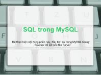 Đề tài SQL trong MySQL