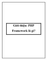 Giới thiệu: PHP Framework là gì?