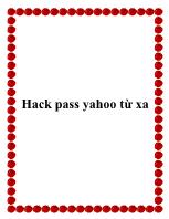Hack pass yahoo từ xa