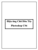 Hiệu ứng chữ dâu tây Photoshop Cs6