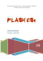 Hướng dẫn căn bản FlashCS4 Professional
