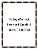 Hướng dẫn hack Password Gmail và Yahoo Tổng Hợp