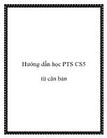 Hướng dẫn học PTS CS5 từ căn bản