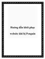 Hướng dẫn khôi phục website khi bị Penguin