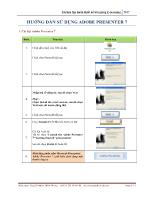 Hướng dẫn sử dụng Adobe Presenter 7