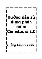 Hướng dẫn sử dụng phần mềm Camstudio 2.0