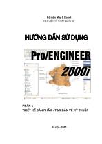 Hướng dẫn sử dụng Pro/ENGINEER 2000i