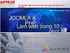 JOOMLA & PHP Làm web trong 10 phút