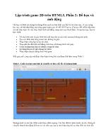Lập trình game 2D trên HTML5, Phần 2: Đồ họa và ảnh động