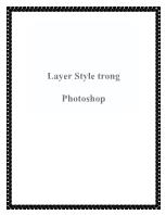 Layer Style trong Photoshop