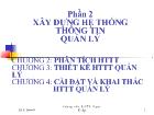 Phần 2 Xây dựng hệ thống thông tin quản lý