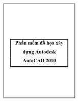 Phần mềm đồ họa xây dựng Autodesk AutoCAD 2010