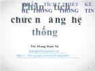 Phân tích chức năng hệ thống