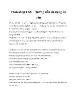 Photoshop CS5 : Hướng dẫn sử dụng cơ bản