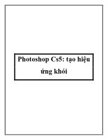 Photoshop Cs5: tạo hiệu ứng khói