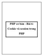 PHP cơ bản - Bài 6: Cookie và session trong PHP