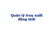 Quản lý truy xuất đồng thời