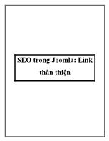 SEO trong Joomla: Link thân thiện