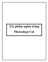 Tác phẩm ngắm trăng Photoshop Cs6