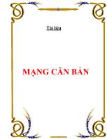 Tài liệu mạng căn bản