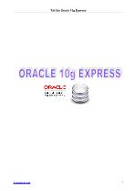 Tài liệu Oracle 10g Express