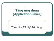 Tầng ứng dụng (Application layer) - Ngô Bá Hùng