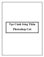 Tạo cảnh sóng thần Photoshop Cs6