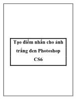 Tạo điểm nhấn cho ảnh trắng đen Photoshop CS6