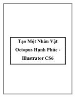 Tạo một nhân vật Octopus hạnh phúc -Illustrator CS6