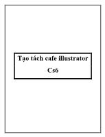 Tạo tách cafe illustrator Cs6