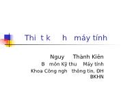 Thiết kế nhờ máy tính - NguyễnThành Kiên