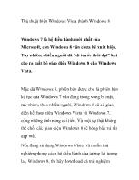 Thủ thuật biến Windows Vista thành Windows 8