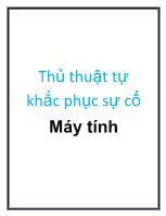 Thủ thuật tự khắc phục sự cố Máy tính