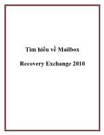 Tìm hiểu về Mailbox Recovery Exchange 2010